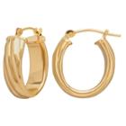 Limited Quantities! 14k Yellow Gold Round Hoop Earrings