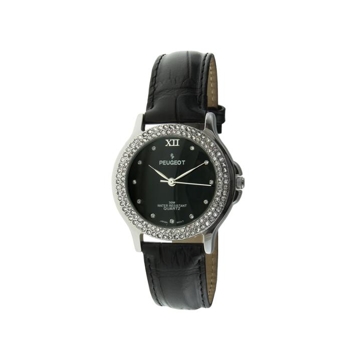 Peugeot Womens Black Strap Watch-336bk