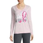 Made For Life&trade; Long-sleeve Breast Cancer Tee
