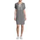 Xersion Short Sleeve T-shirt Dresses - Tall
