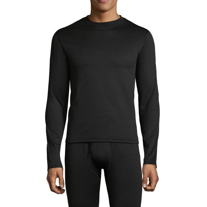 St. John's Bay Heavy Weight Grid Fleece Thermal Shirt