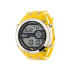 Everlast Mens Yellow Silicone Strap Watch