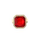 Monet Jewelry Womens Red Stretch Ring