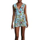 Heart N Soul Sleeveless Belted Romper-juniors