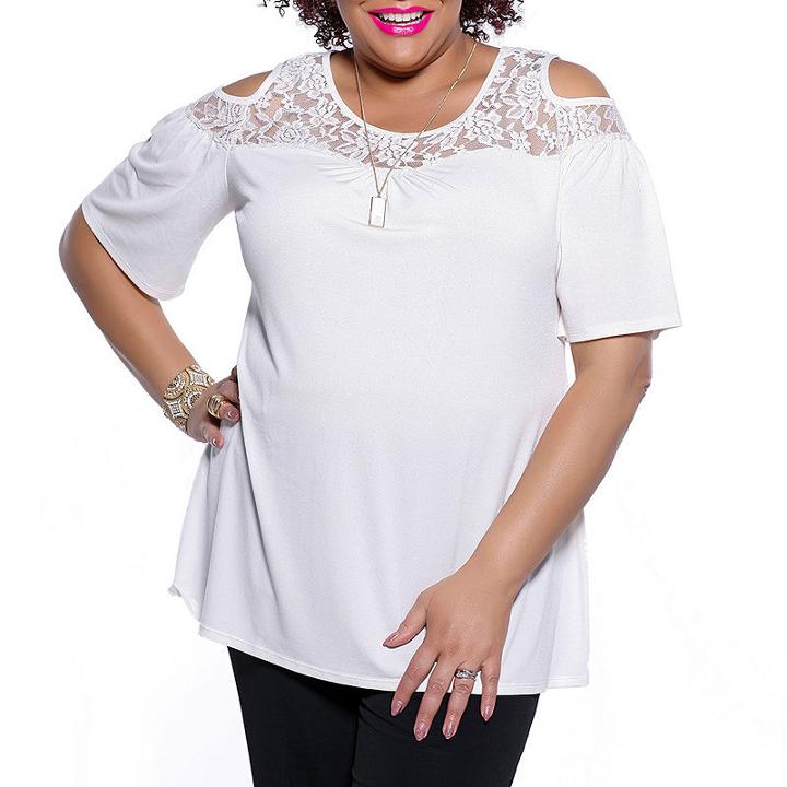 Kaily K. Cold Shoulder Pullover - Plus
