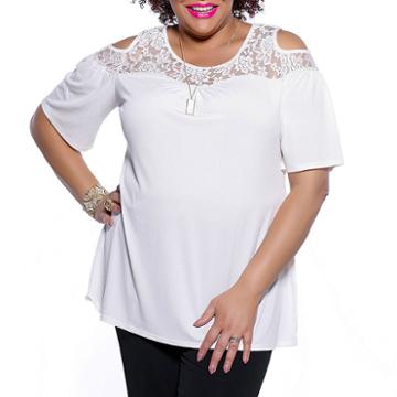 Kaily K. Cold Shoulder Pullover - Plus