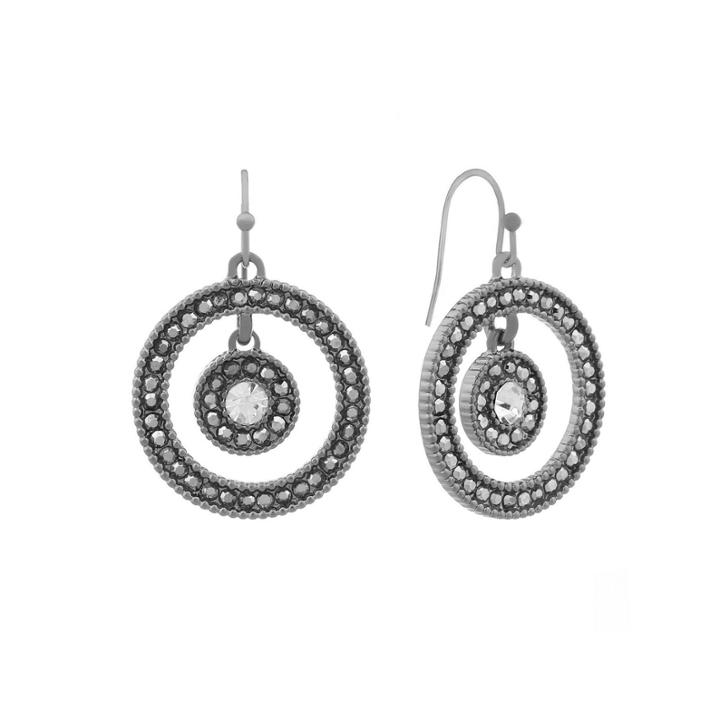Liz Claiborne Gray Drop Earrings