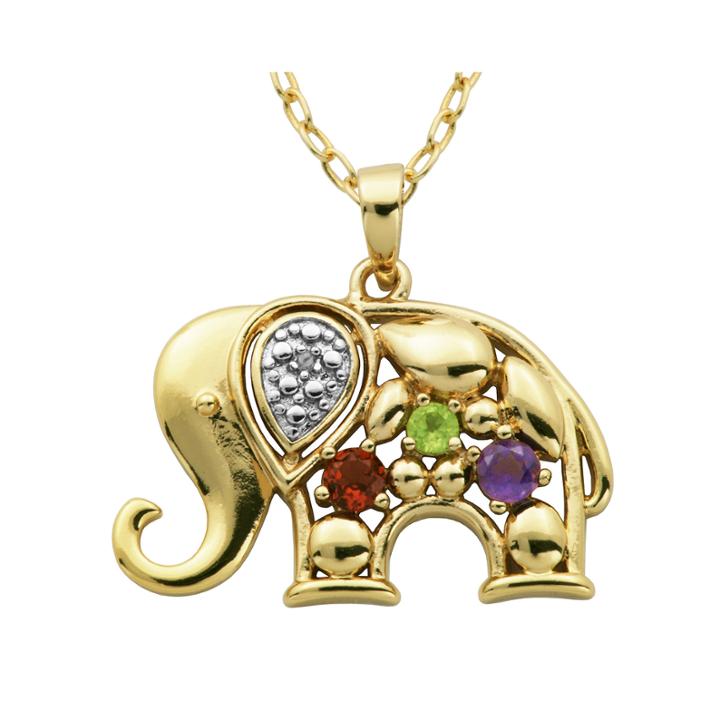 Sparkle Allure Multi Color Pendant Necklace