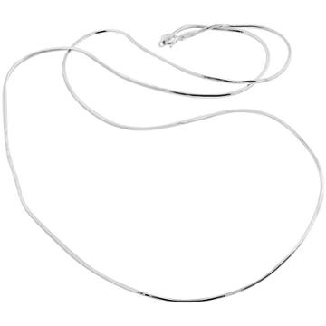 Made In Italy Sterling Silver Solid Snake Chain Necklace