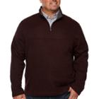 Van Heusen Collar Neck Long Sleeve Pullover Sweater - Big And Tall
