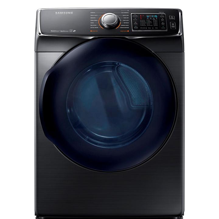 Samsung Energy Star 7.5 Cu. Ft. Front-load Gas Dryer With Steam - Dv50k7500gv/a3