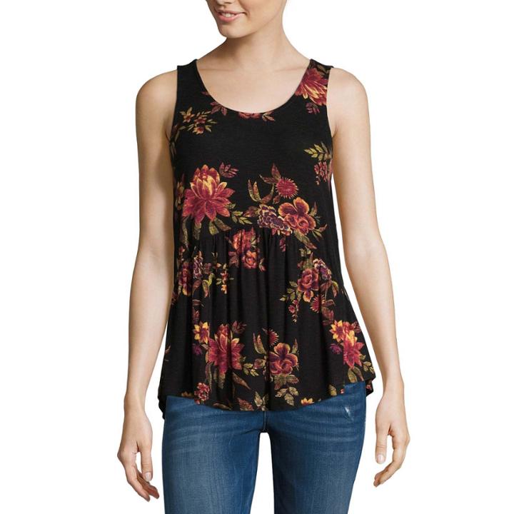 Eyeshadow Jersey Tank Top-juniors