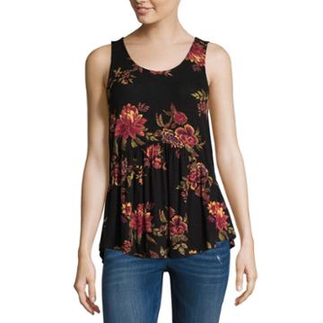 Eyeshadow Jersey Tank Top-juniors