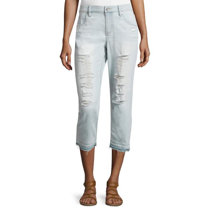 A.n.a Boyfriend-fit Cropped Jeans