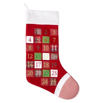 North Pole Trading Co. Jumbo Advent Stocking