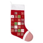 North Pole Trading Co. Jumbo Advent Stocking