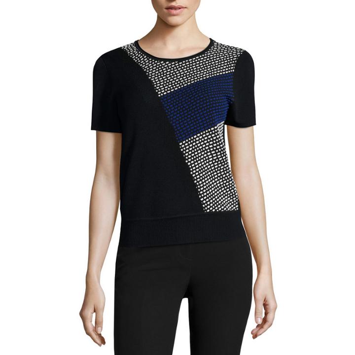 Worthington Short-sleeve Pullover Sweater - Petite