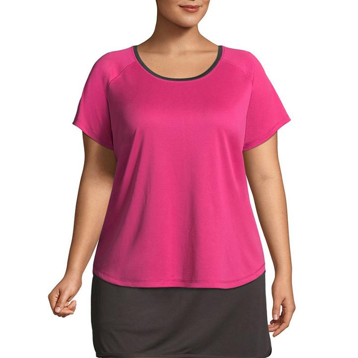 St. John's Bay Active Short Sleeve Tee - Plus