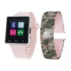 Itouch Air Air Activity Tracker & Interchangeable Band Set Pink/camo Unisex Multicolor Smart Watch-jcp2723s724-blc