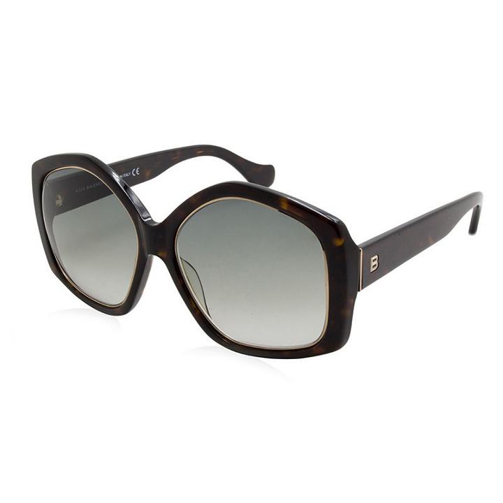 Balenciaga Sunglasses Ba0049 / Frame: Dark Havanalens: Grey Gradient