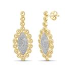 Diamond Accent White Diamond Round Earring Jackets