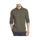Van Heusen Long Sleeve Solid Cotton Polo Shirt