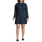 Arizona Long Sleeve Fit & Flare Dress-juniors