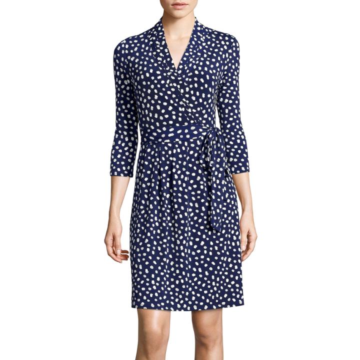 Liz Claiborne 3/4-sleeve Wrap Dress