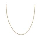 Silver Reflections&trade; Gold-tone Rope Chain Necklace