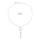 Liz Claiborne Womens 2-pack Clear Jewelry Set