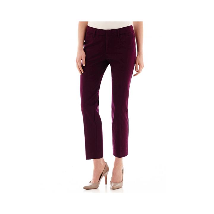 Stylus&trade; Crossover Ankle Pants