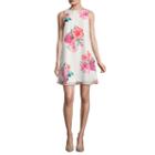 Jessica Howard Sleeveless Floral A-line Dress-petites
