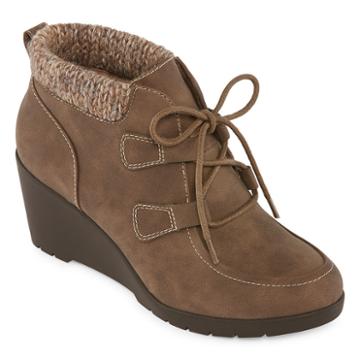 St. John's Bay Uptown Womens Lace Up Boots