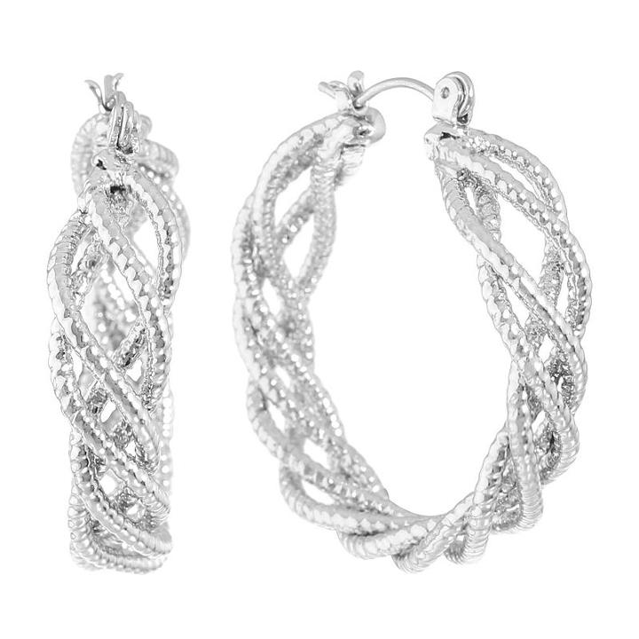 Monet Jewelry 32.2mm Hoop Earrings