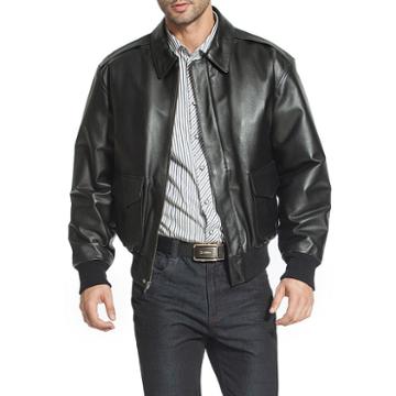 Landing Leathers Men's Air Force A-2 Flight Leather Bomber Jacket