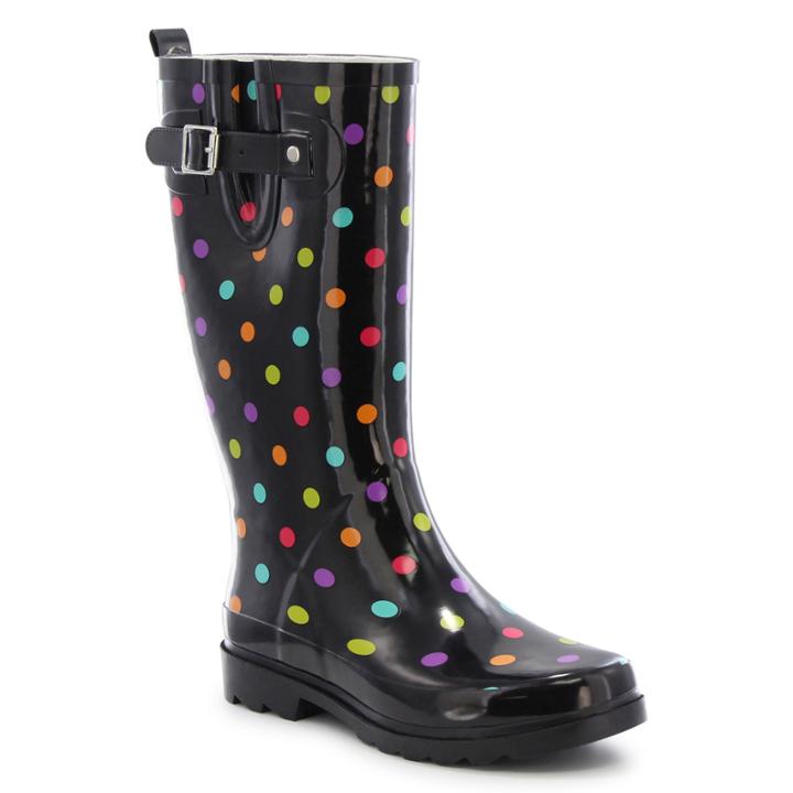 Western Chief Dot City Womens Waterproof Rain Boots