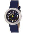 Simplify Unisex The 2700 Navy Leather-band Watch Sim2706