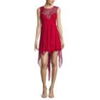 Reign On Sleeveless Embellished Illusion High-low Dress - Juniors