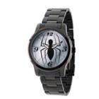 Spiderman Mens Black Strap Watch-wma000208