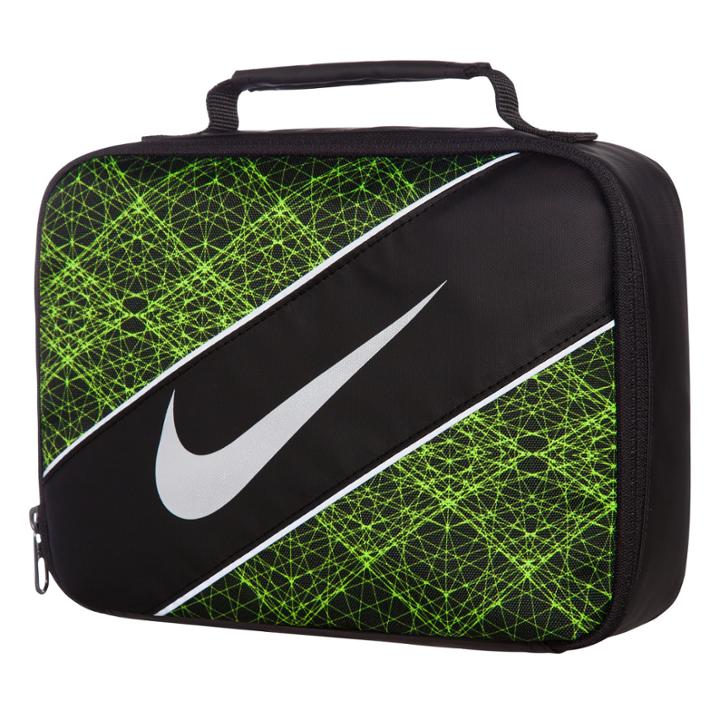 Nike Classic - Black/volt Print Lunch Box