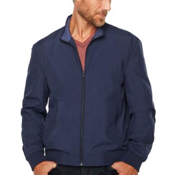 Society Of Threads Hybrid Microfiber Bomber Jacket