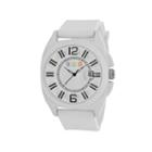 Crayo Sunset White Silicone-band Watch With Date Cracr3301