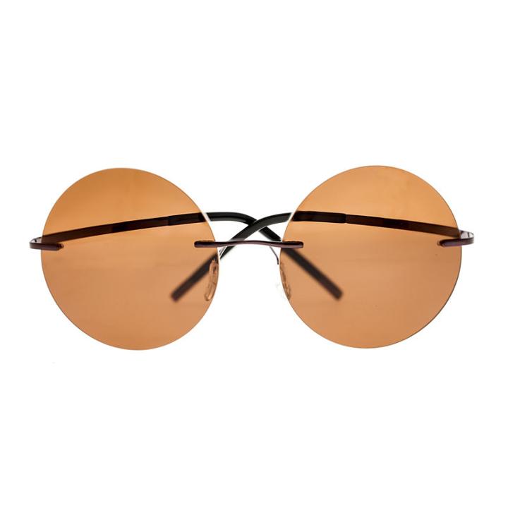 Simplify Sunglasses Rimless Round Sunglasses-womens