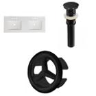 59-in. W 3h8-in. Ceramic Top Set In White Color -overflow Drain Incl.