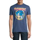 Sonic In Circle Short-sleeve Graphic T-shirt