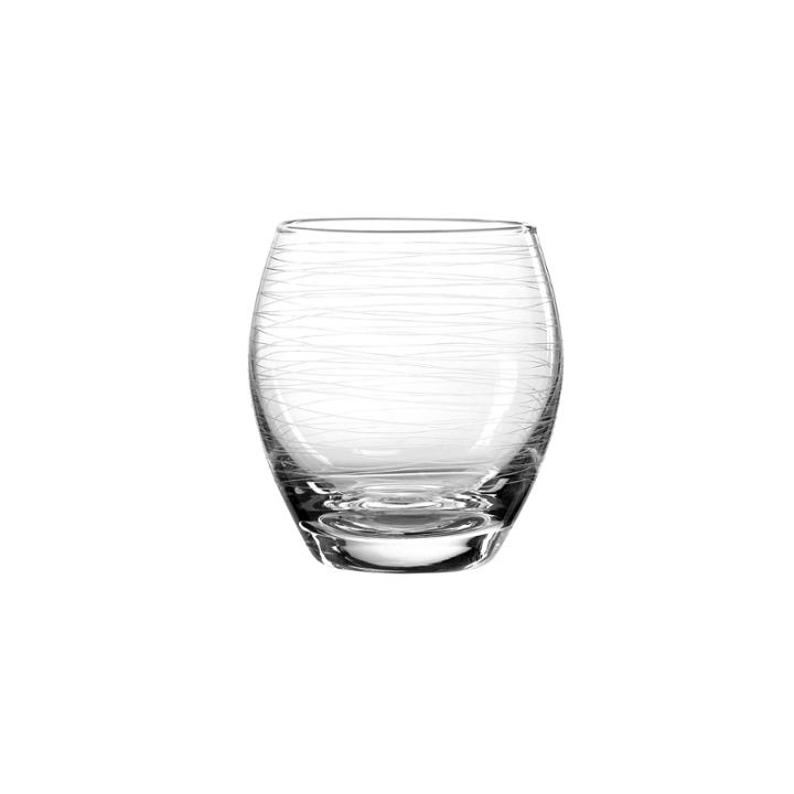 Qualia Glass Graffiti 4-pc. Double Old Fashioned