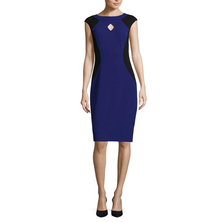 Melrose Cap Sleeve Sheath Dress