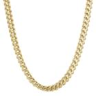 Mens Stainless Steel & Gold-tone Ip 22 6mm Foxtail Chain
