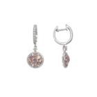 2 Ct. T.w. Pink Diamond 18k Gold Drop Earrings