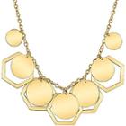 Downtown By Lana Gold-tone Hexagon & Disc Necklace